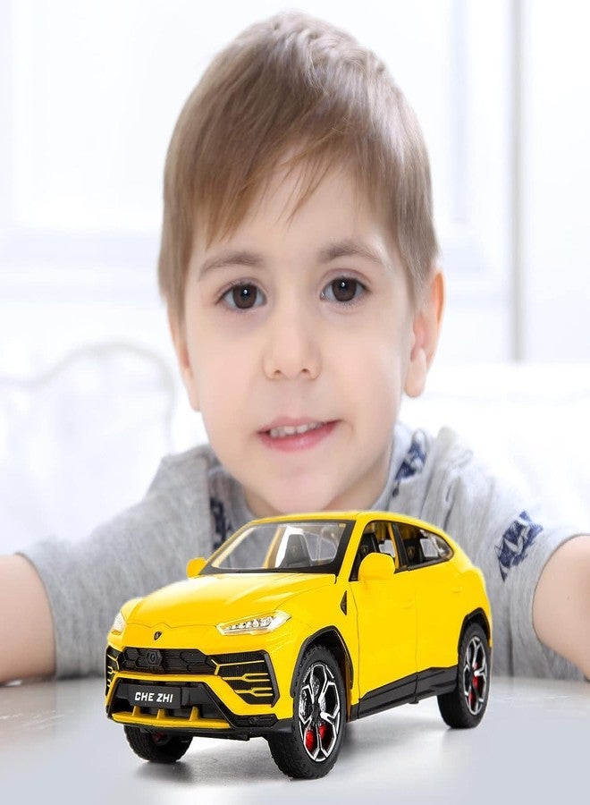 VBE® Lemborghinii Urus Black Toy Car Metal Pull Back Diecast Car with Openable Door and Sound Light, Gifts Toys for Kids (Black Lemborghinii Urus) - Image 5